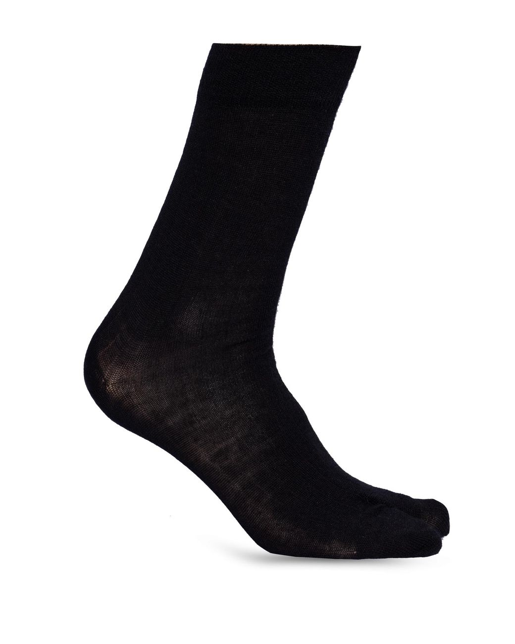 Maison Margiela Black Tabi Cut Socks for men