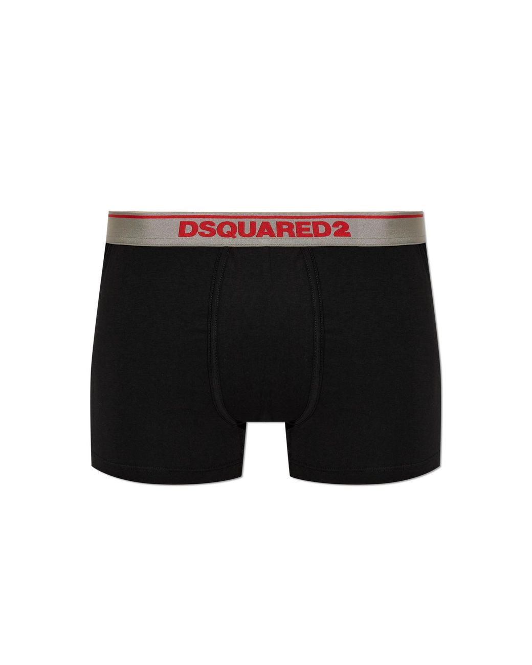 DSquared² Black Logo Boxer Briefs for men