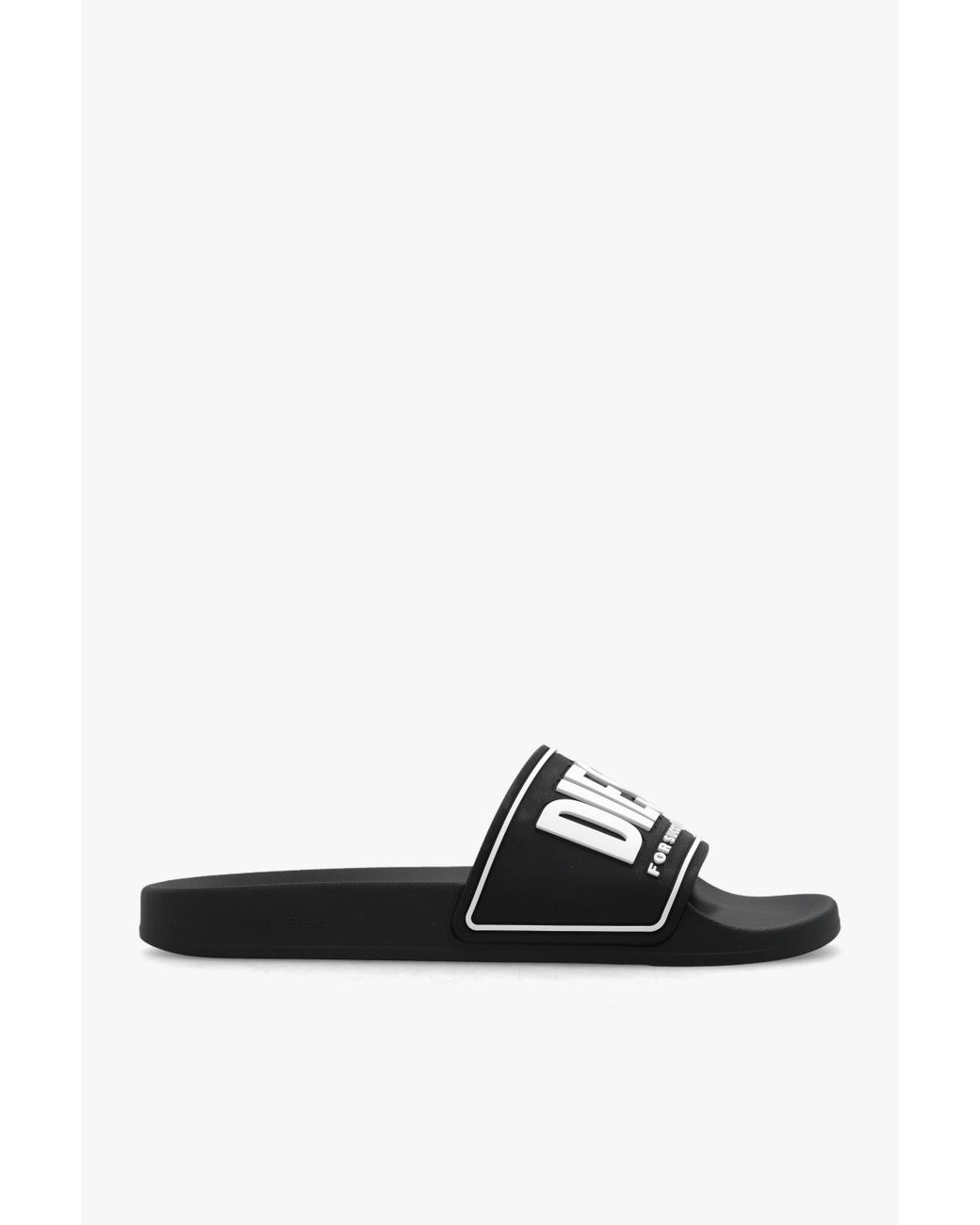 DIESEL White 'Sa-Mayemi Cc' Slides
