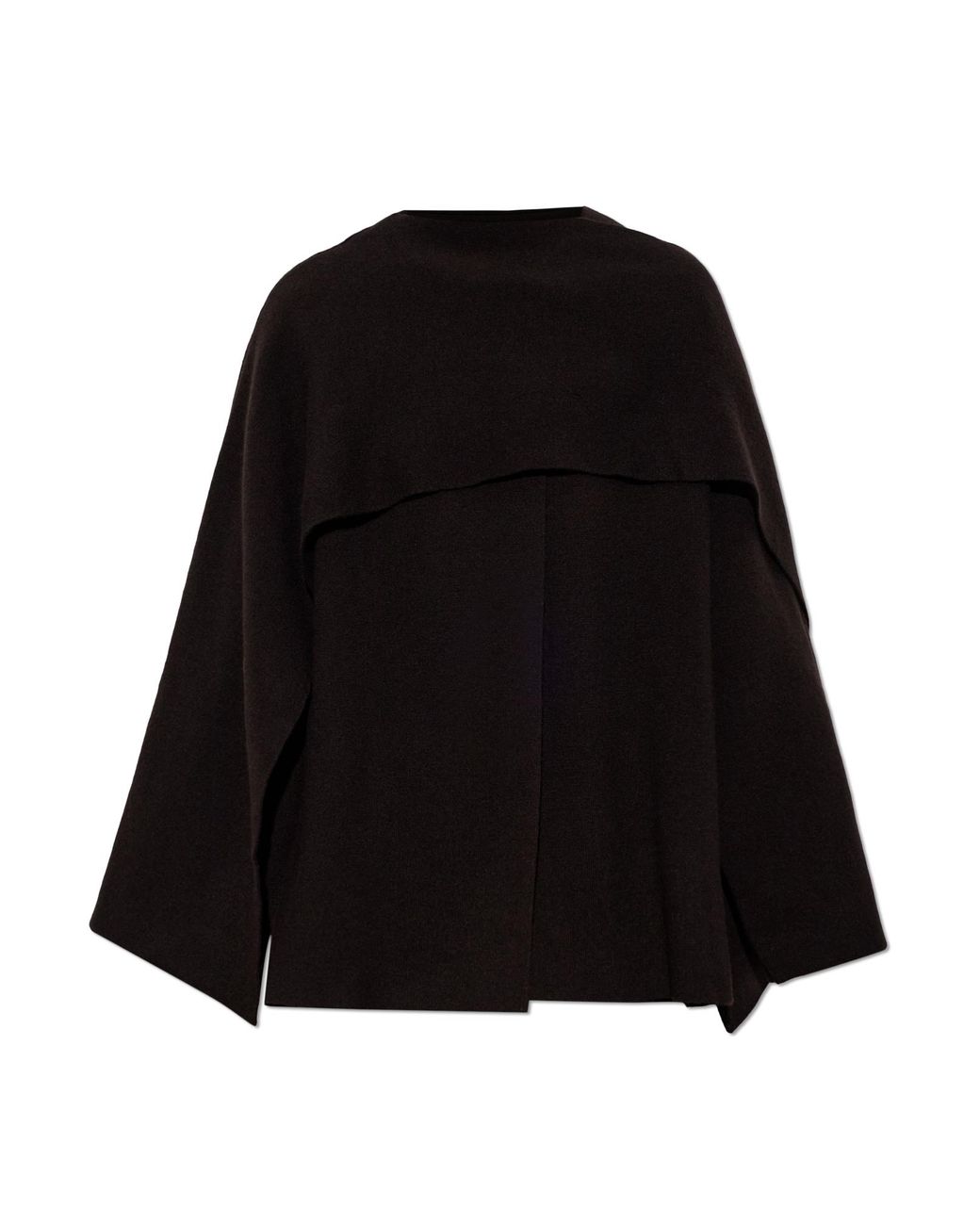 Lisa Yang Black 'Nessa' Cashmere Cardigan With Scarf