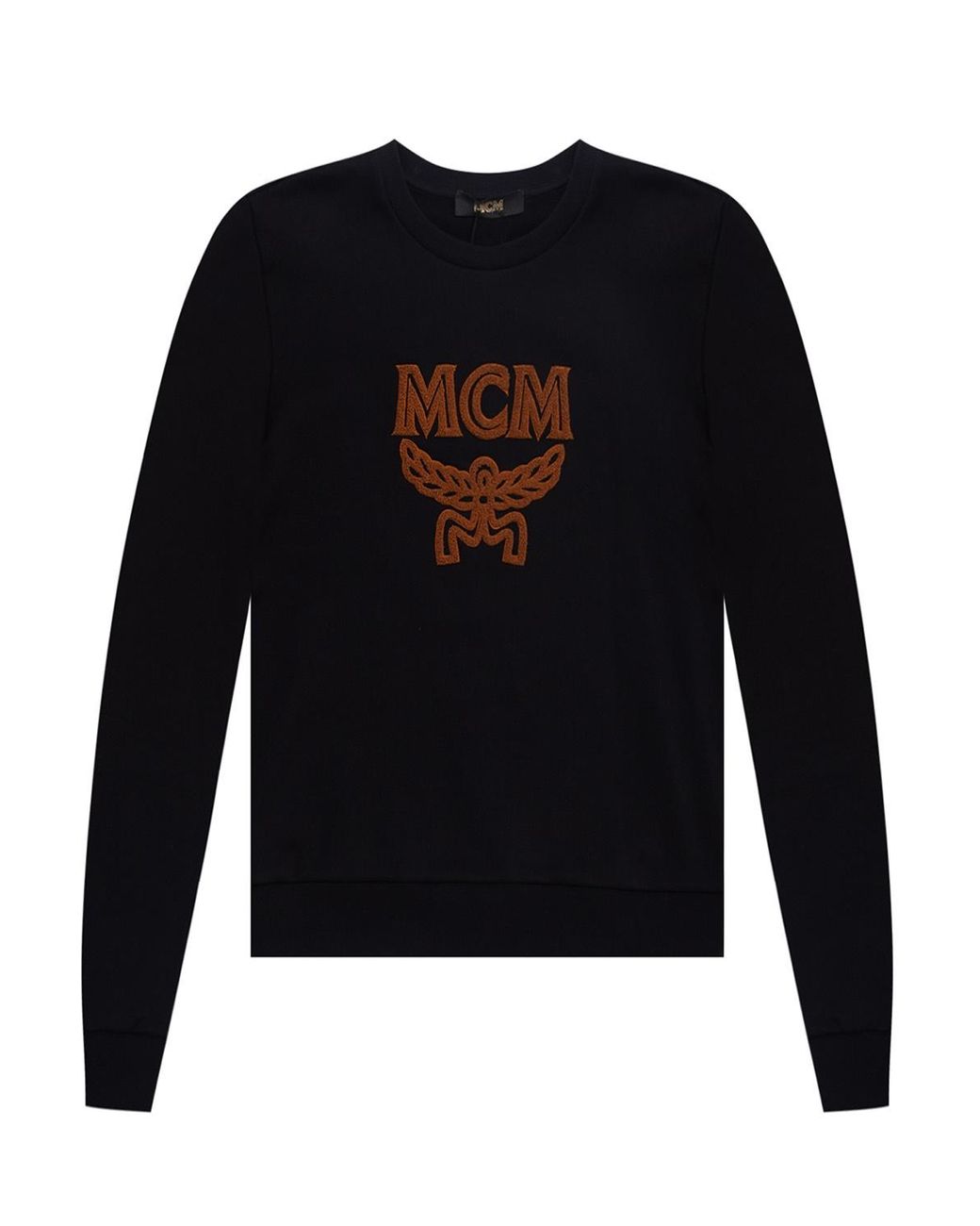 MCM Cotton Sweatshirt With Logo Black for Men - Lyst
