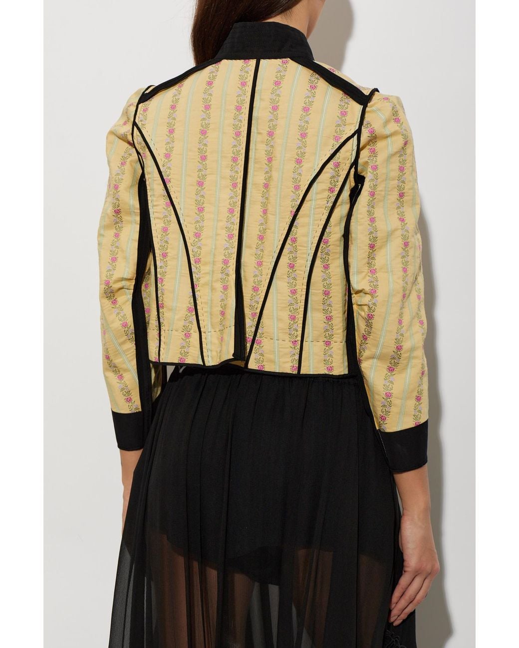 Chloé Black Short Jacket With A Back Vent