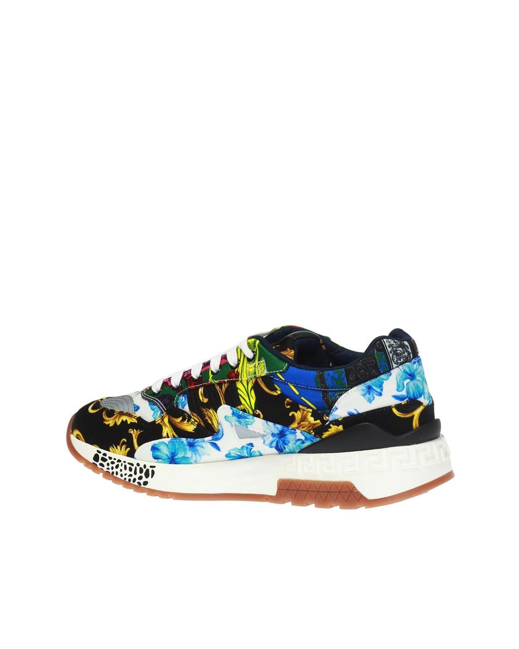 Barocco print mix achilles sneaker clearance