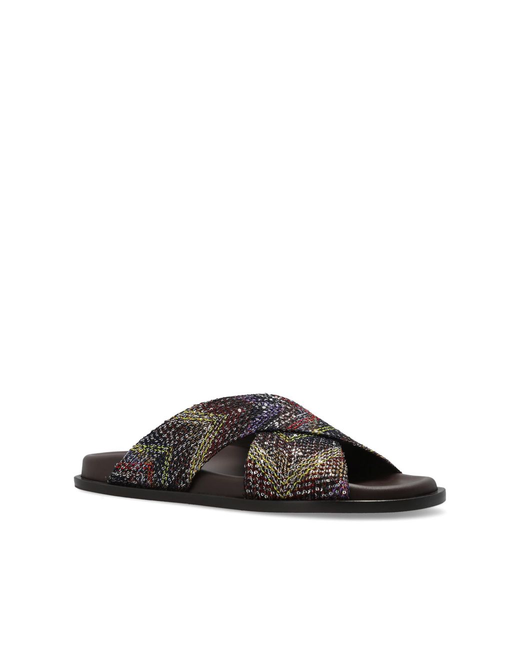 Missoni Black Patterned Flip-Flops