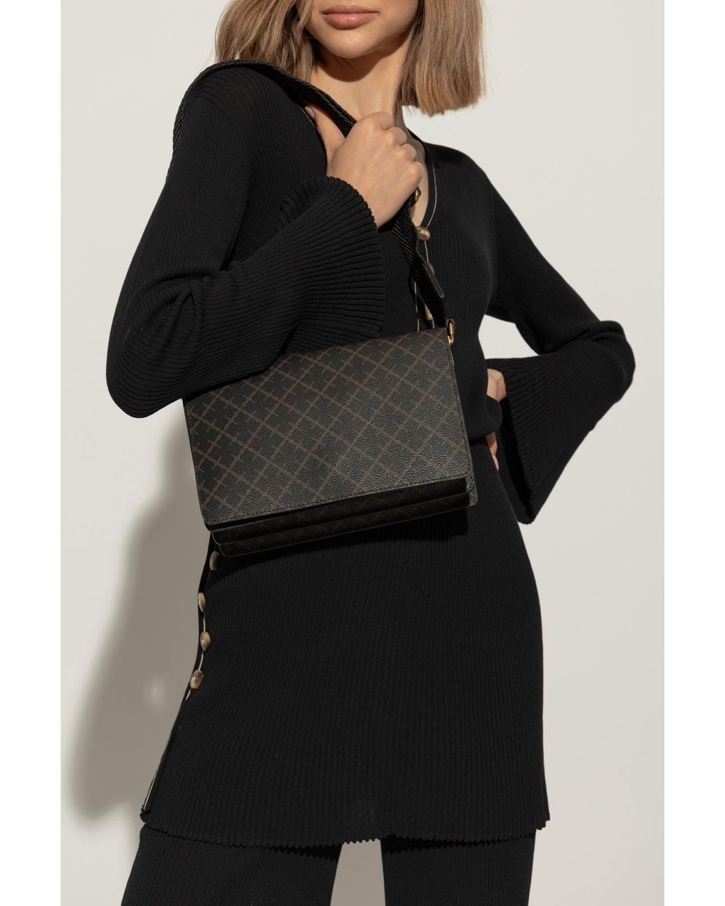 By Malene Birger Black Shoulder Bag 'Loenna'