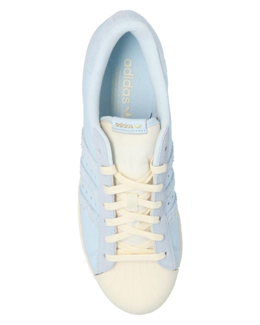 adidas Originals Leather 'superstar 82' Sneakers in Light Blue (Blue) for  Men | Lyst