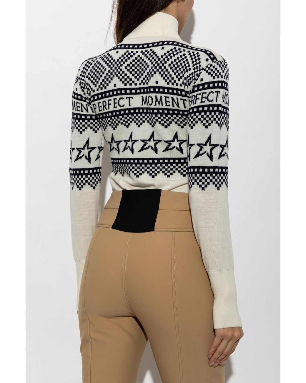 Perfect Moment White Long-Sleeve Wool Body