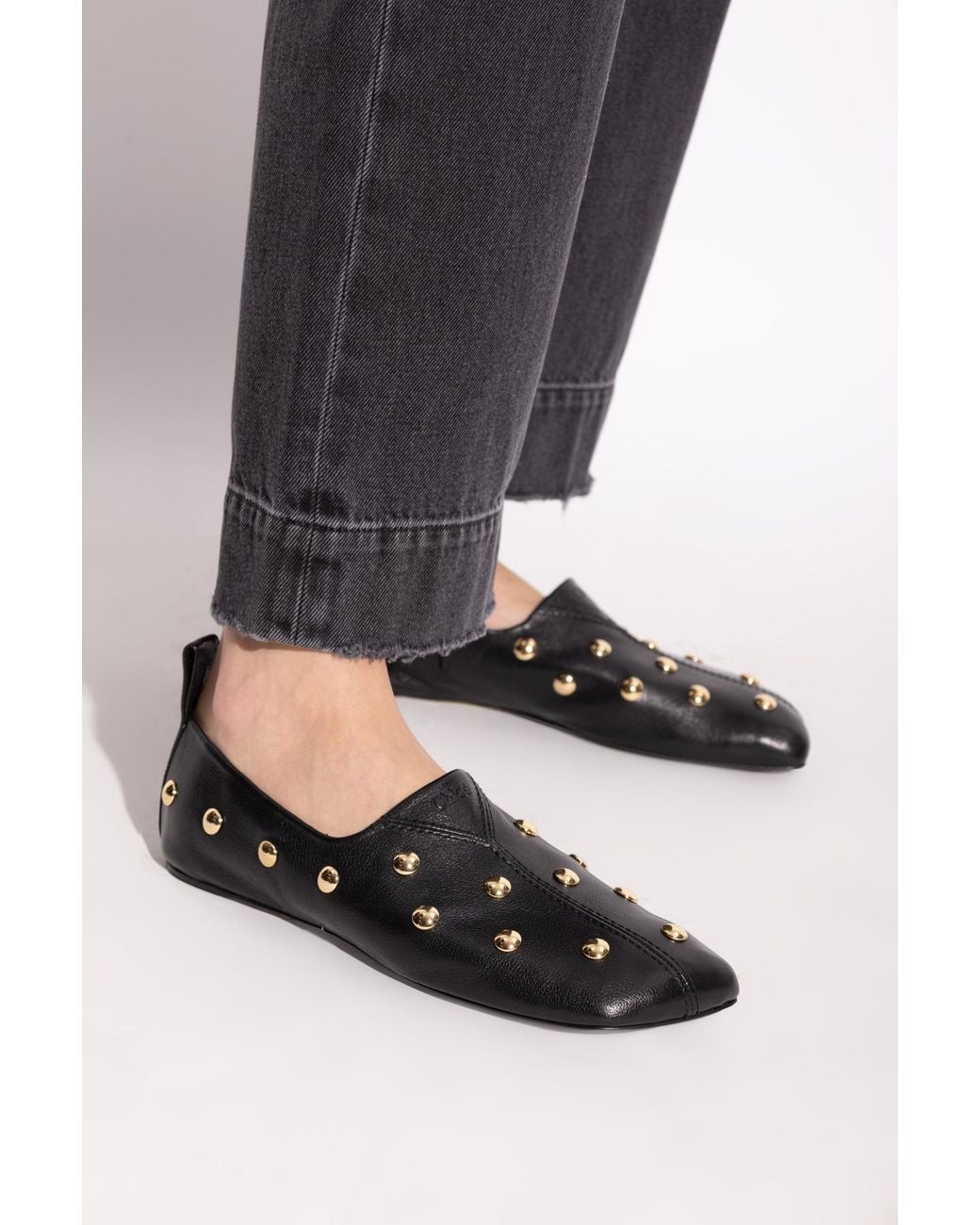 Chloé Black Leather Shoes "Rita"