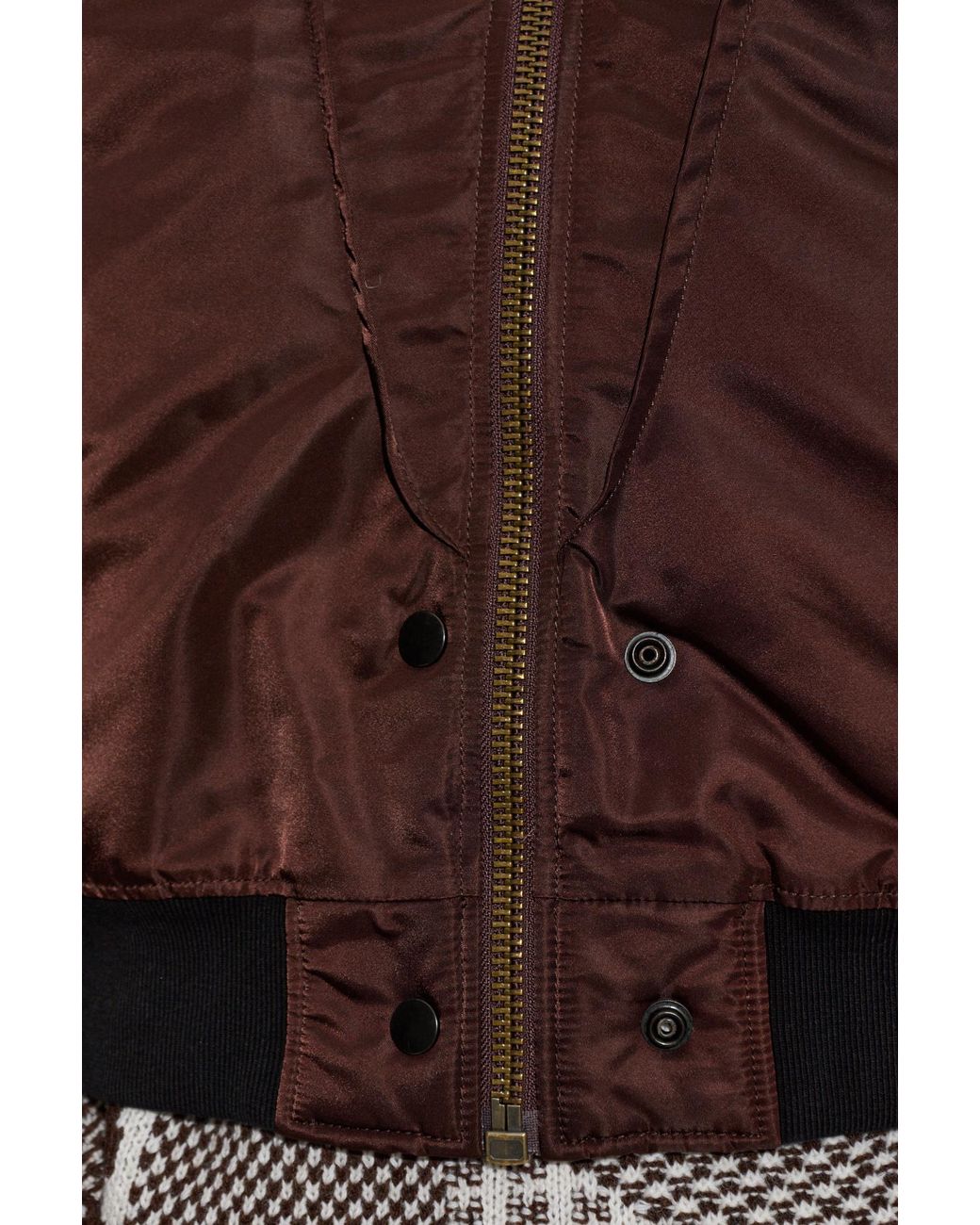 Maison Margiela Brown Insulated 'Bomber' Jacket