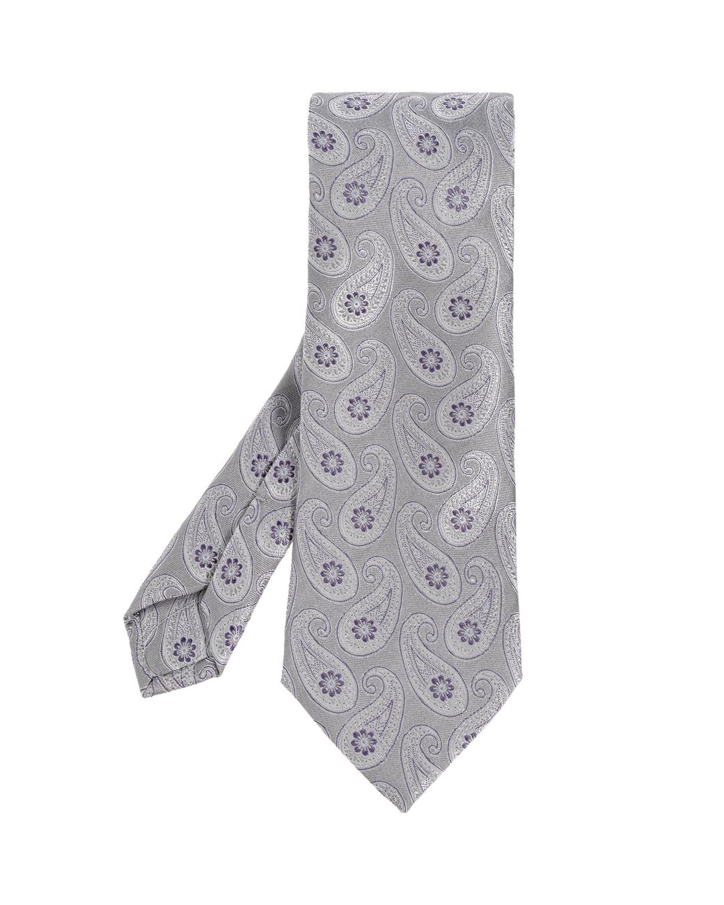 Etro Gray Silk Tie for men