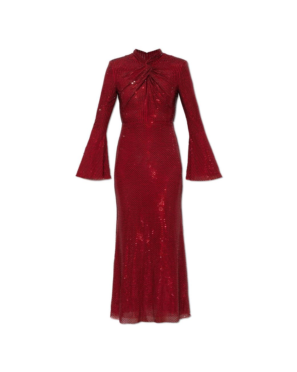 Self-Portrait Red Sequin Dress
