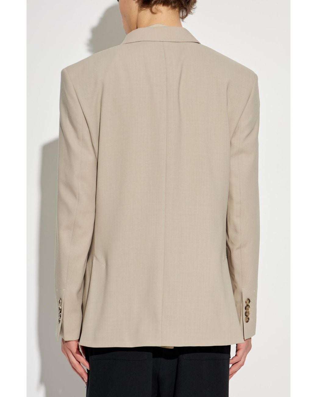 AMI Natural Wool Blazer for men