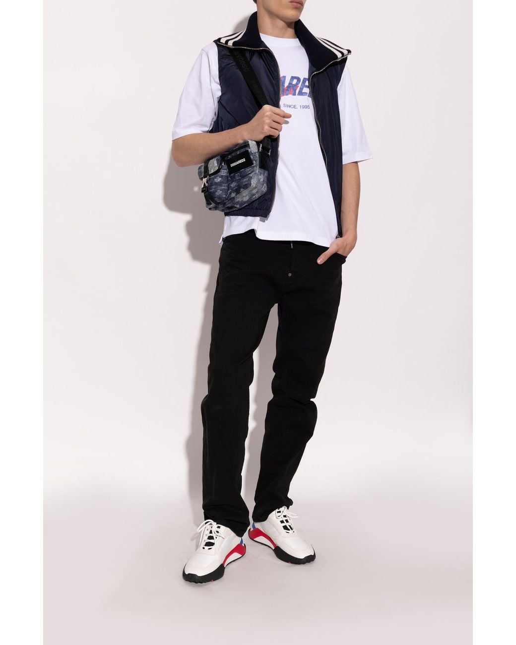 DSquared² Black 'Flow' Sport Shoes for men