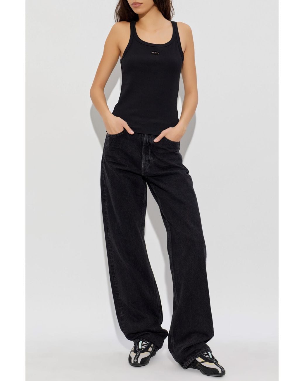 DIESEL Black Top T-Wife-Od A21720