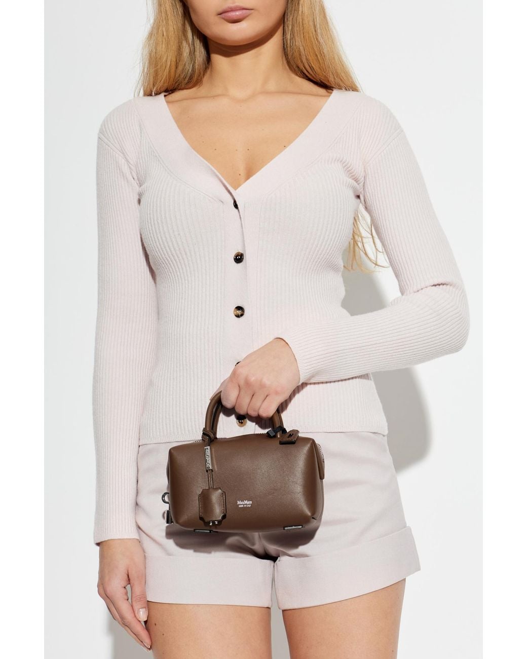 Max Mara Brown Handbag "Holdalls"