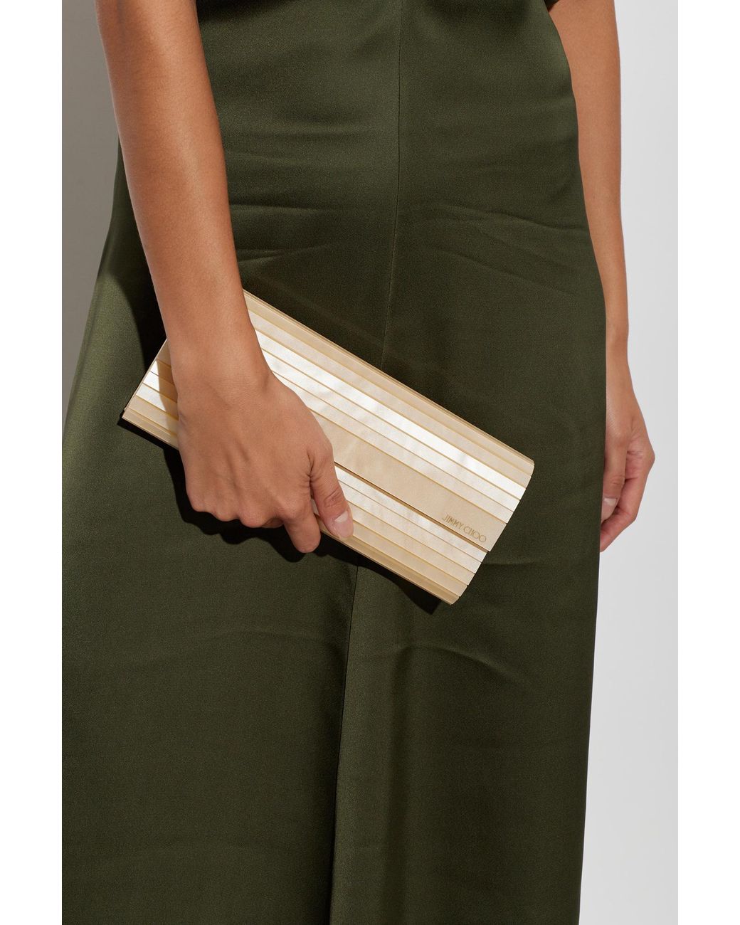 Jimmy Choo Natural 'Sweetie' Clutch Bag