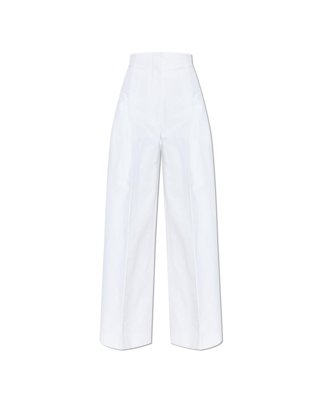 Jacquemus White Wide-Leg Trousers