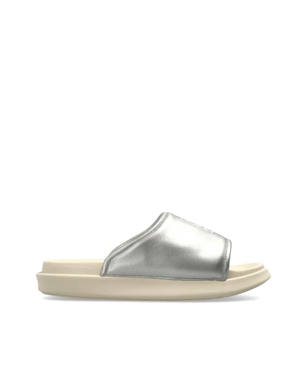 Y-3 White "Slide" Shoes