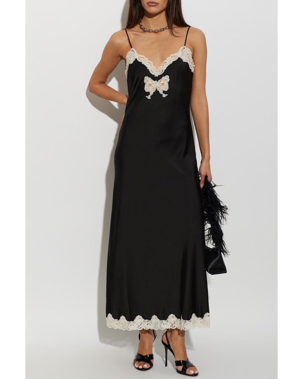 LoveShackFancy Black 'Lomira' Dress