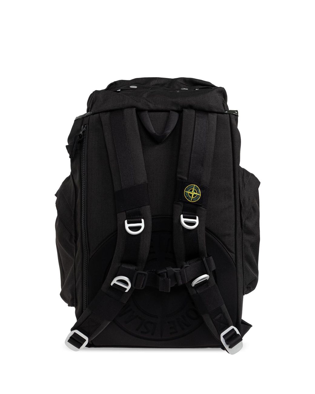 Stone Island Backpack With Logo in Black for Men | Lyst