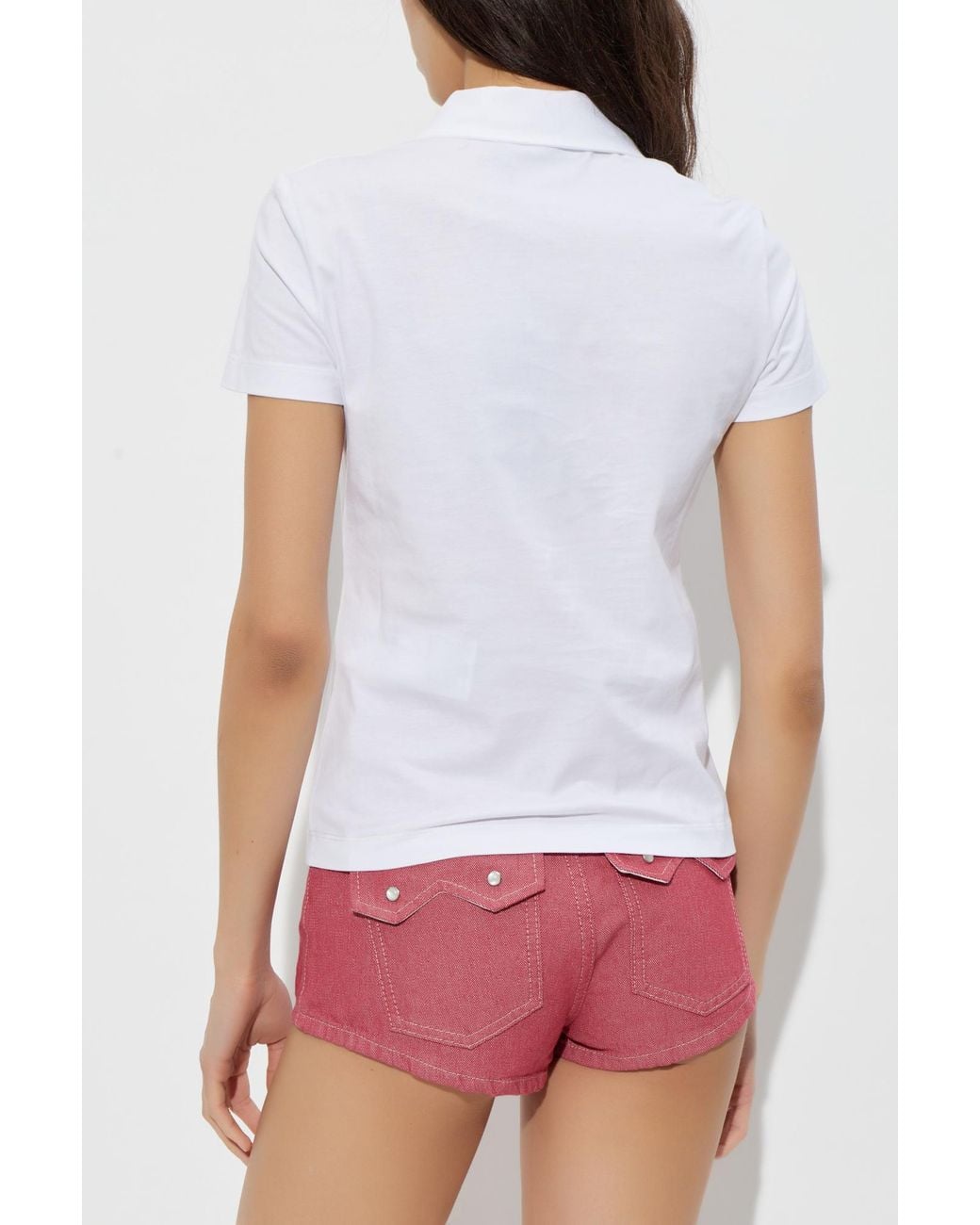 DSquared² Red Polo With Pocket