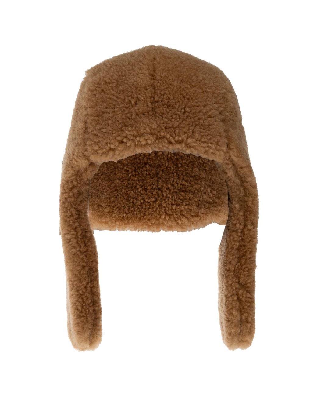 Loewe Brown Fur Trapper Hat With Ear Flaps