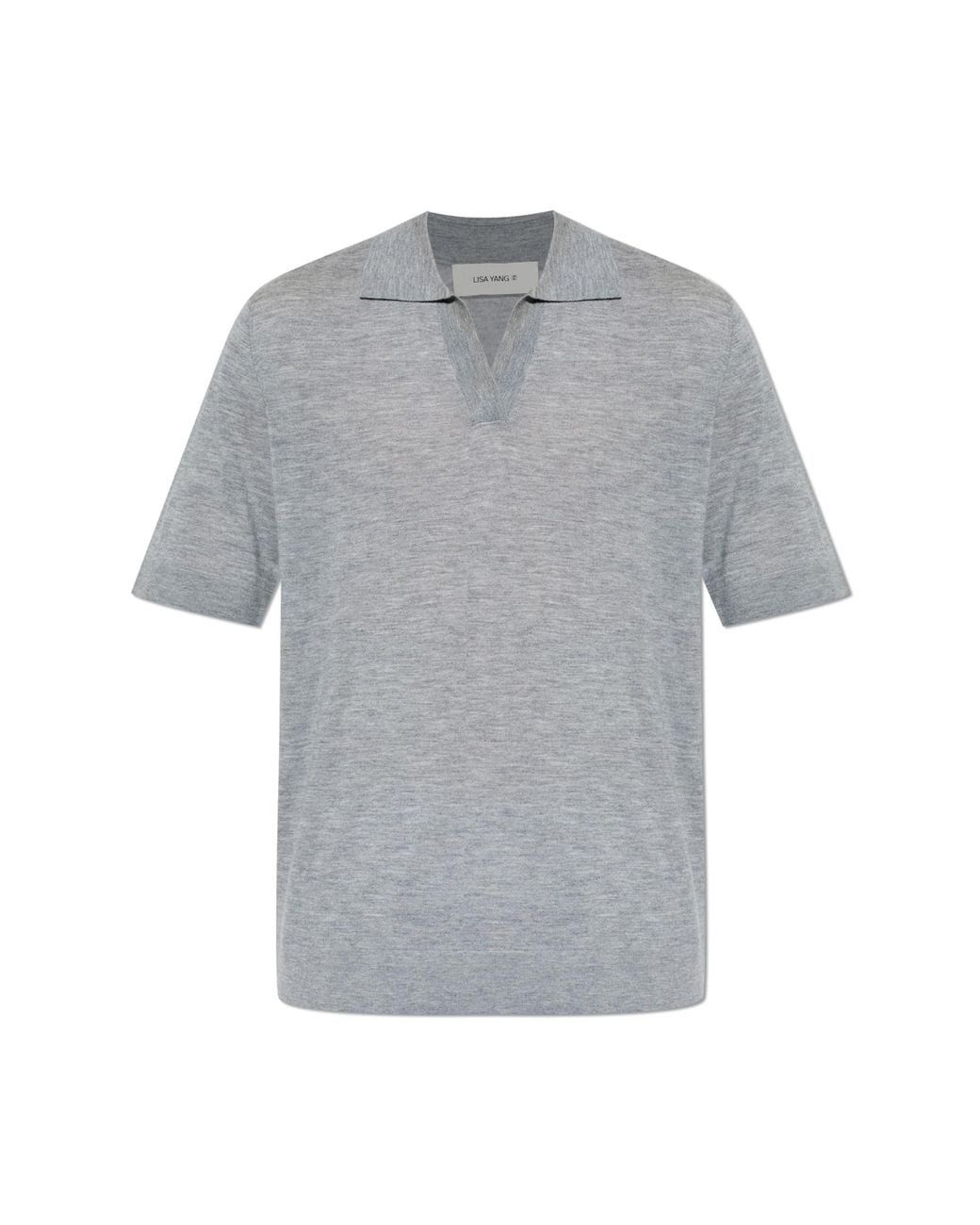 Lisa Yang Gray Polo "Peter" for men