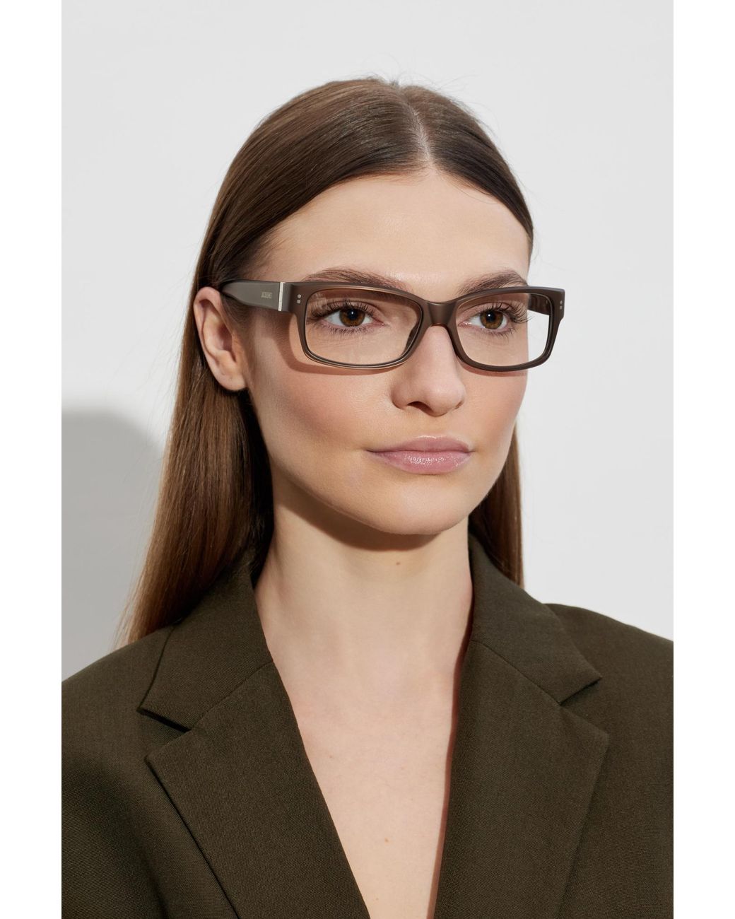 Jacquemus Brown Prescription Glasses