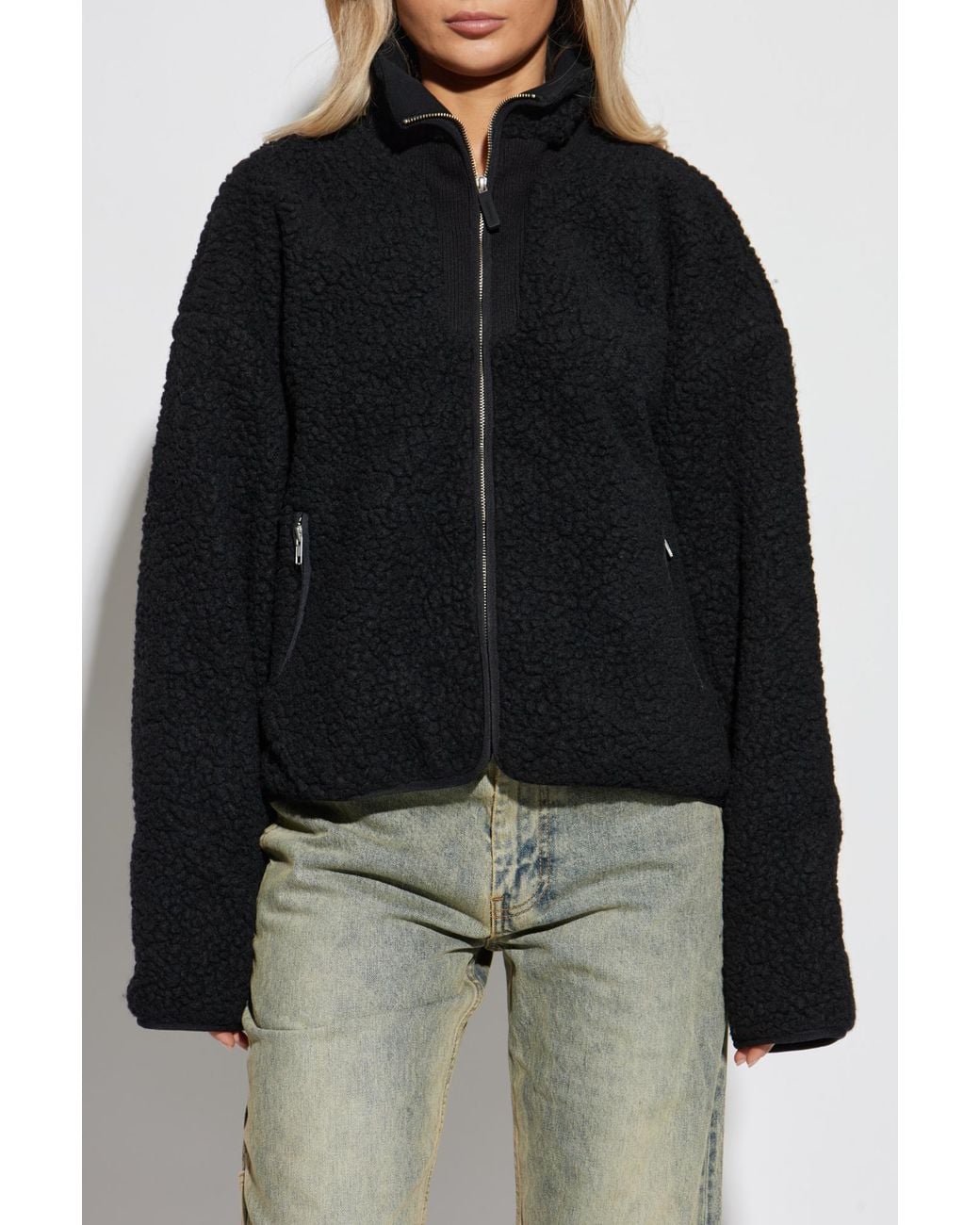 Entire studios Black Fleece Jacket