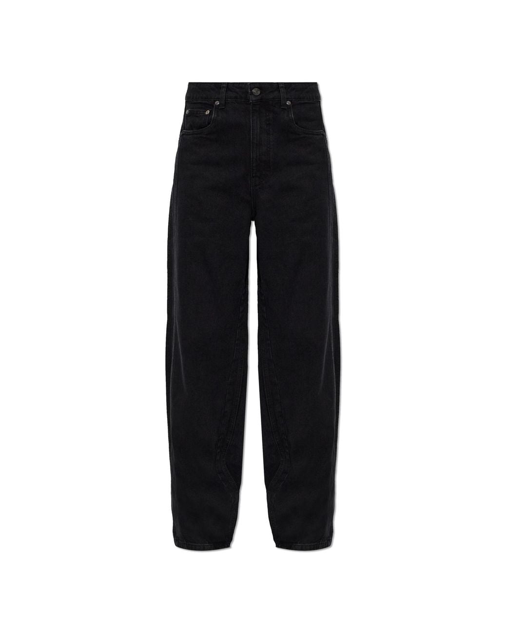 Gestuz Black 'Gzmawi' Straight-Leg Jeans