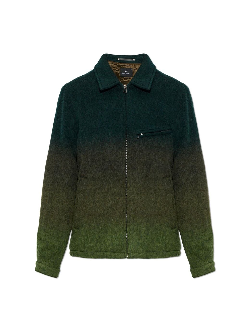 Paul Smith Green Wool Jacket for men