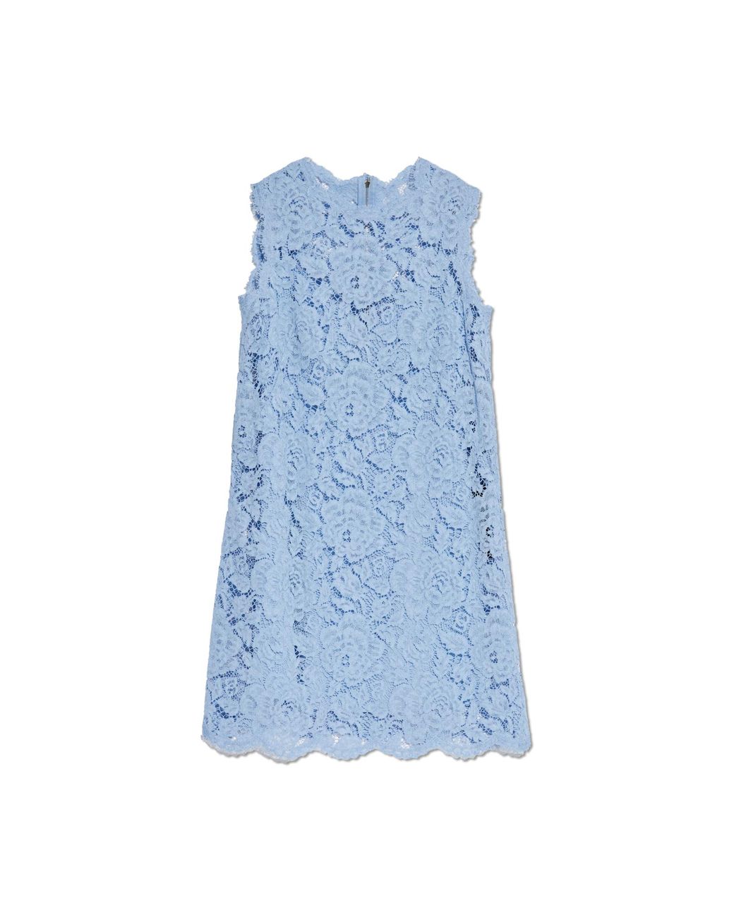 Dolce & Gabbana Lace Dress in Blue | Lyst