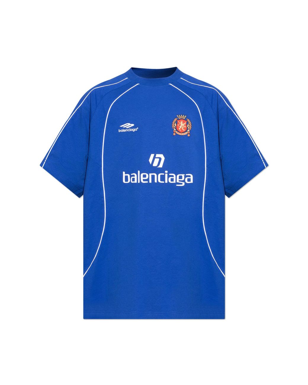Balenciaga T-Shirt With Print in Blue for Men | Lyst