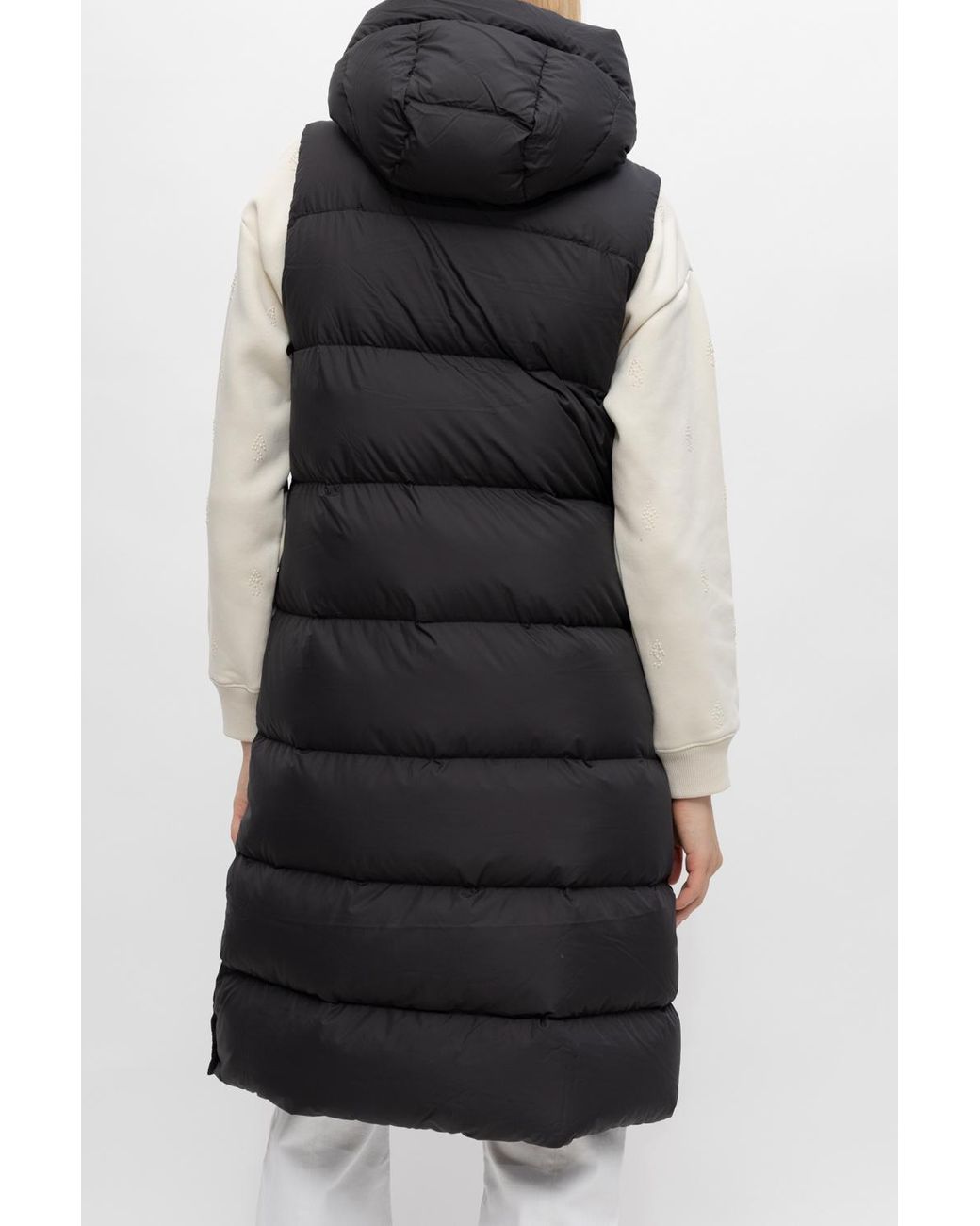 Woolrich Down Vest in Black | Lyst UK