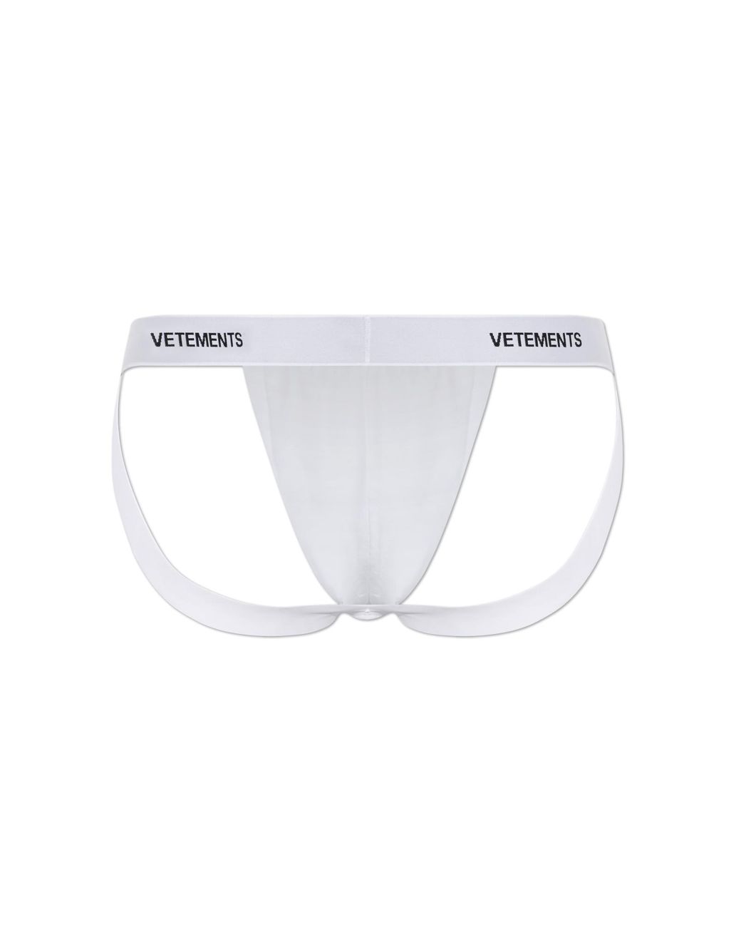 Vetements White Cotton Jockstraps for men