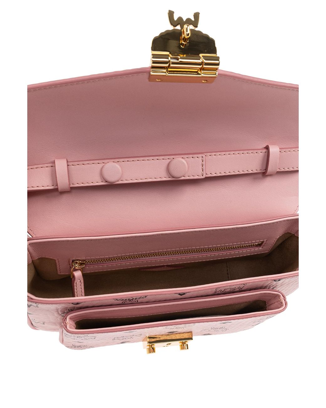MCM Pink Handbag "Tracy Medium"