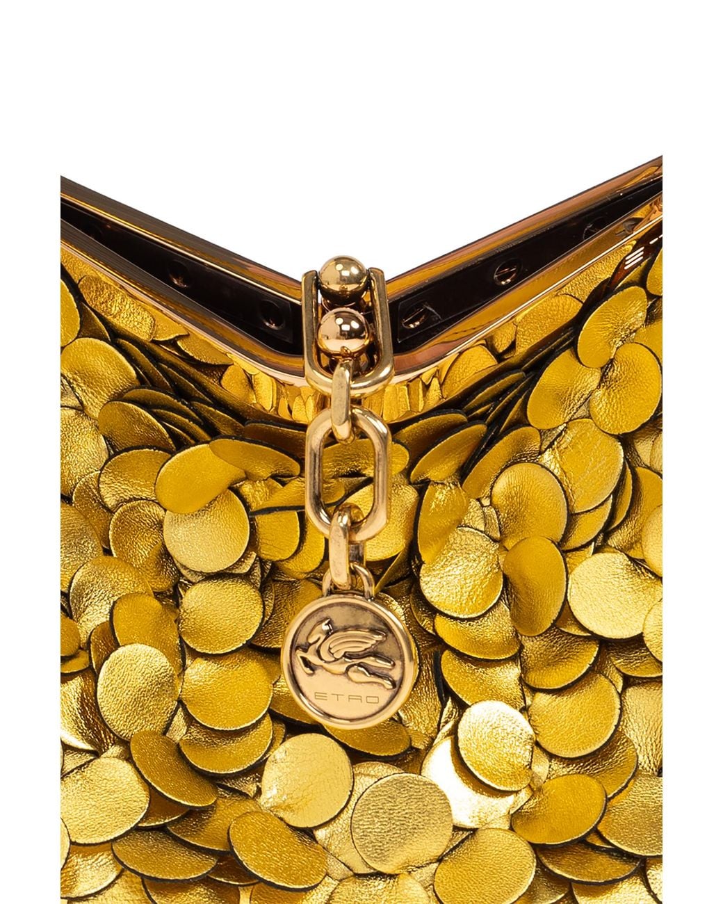 Etro Metallic "Vela Small" Shoulder Bag