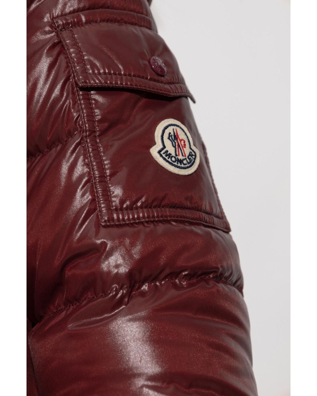 Moncler Red "Barante" Down Jacket