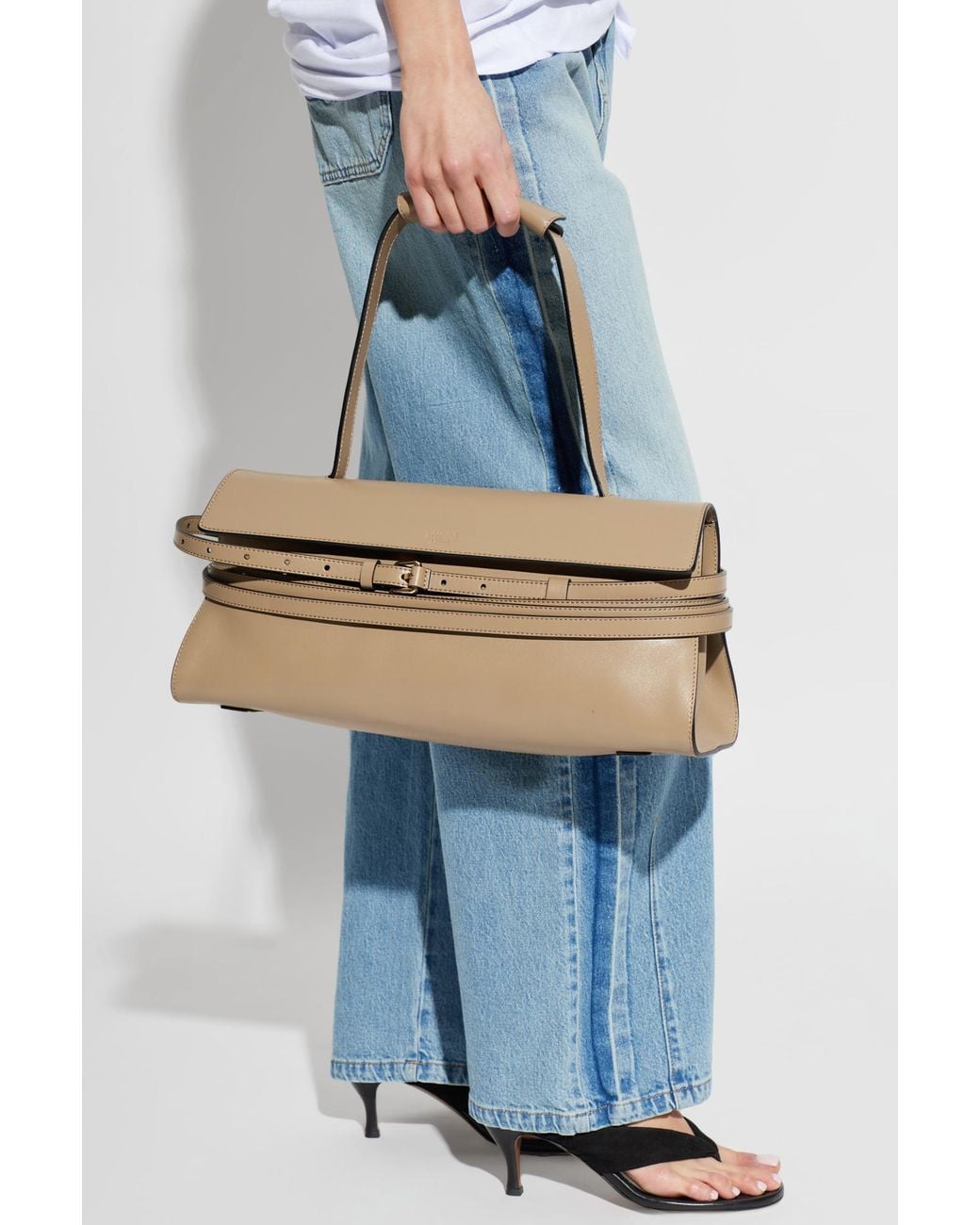 Moschino White Shoulder Bag