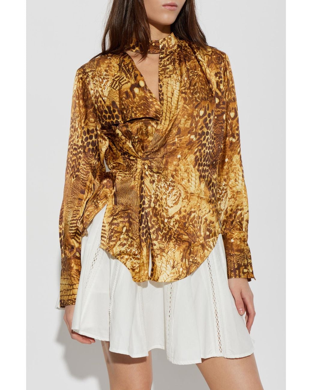 AllSaints Metallic 'Zellie' Shirt