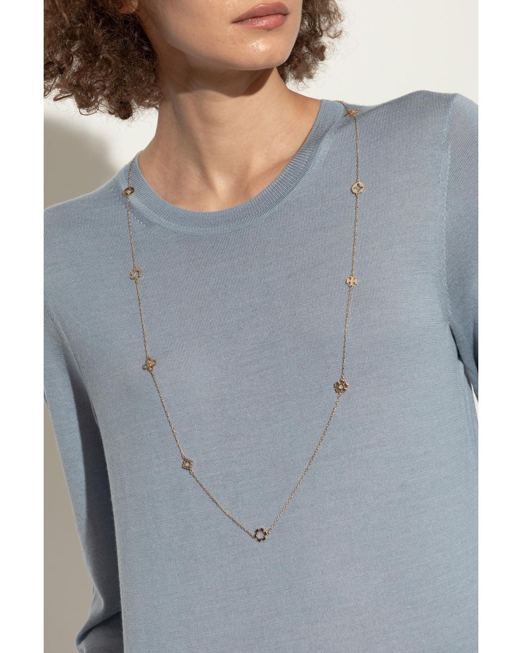 Tory Burch Gray Necklace Kira