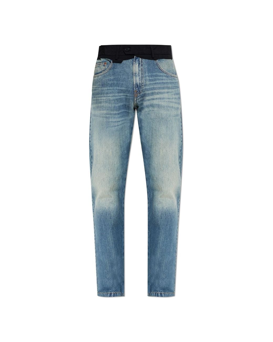 MM6 by Maison Margiela Blue Jeans With 'Vitage' Effect for men