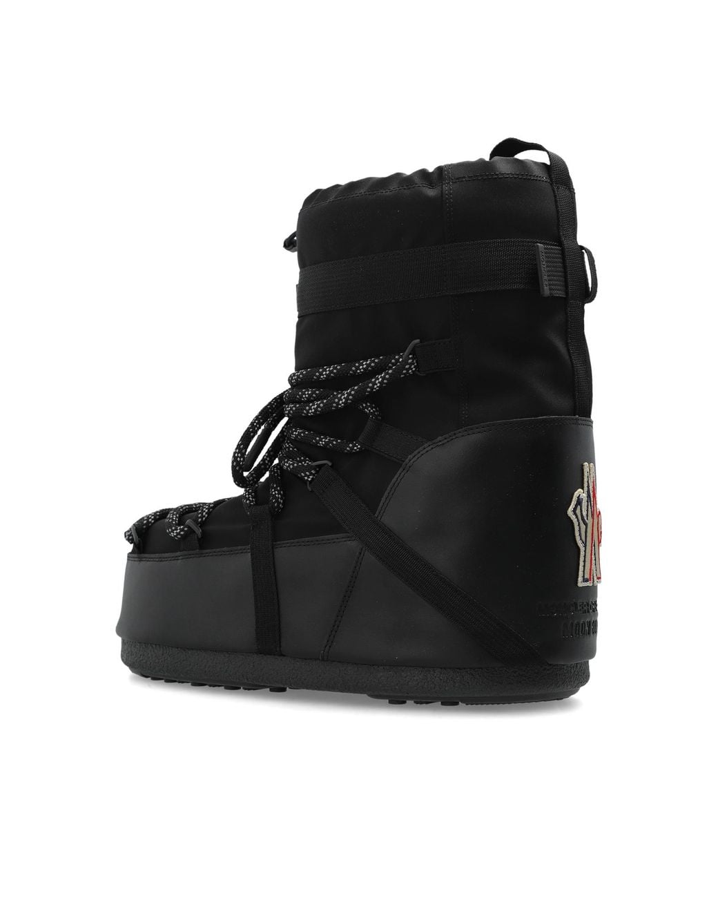 Moncler Black X Moon Boot Snow Boots for men