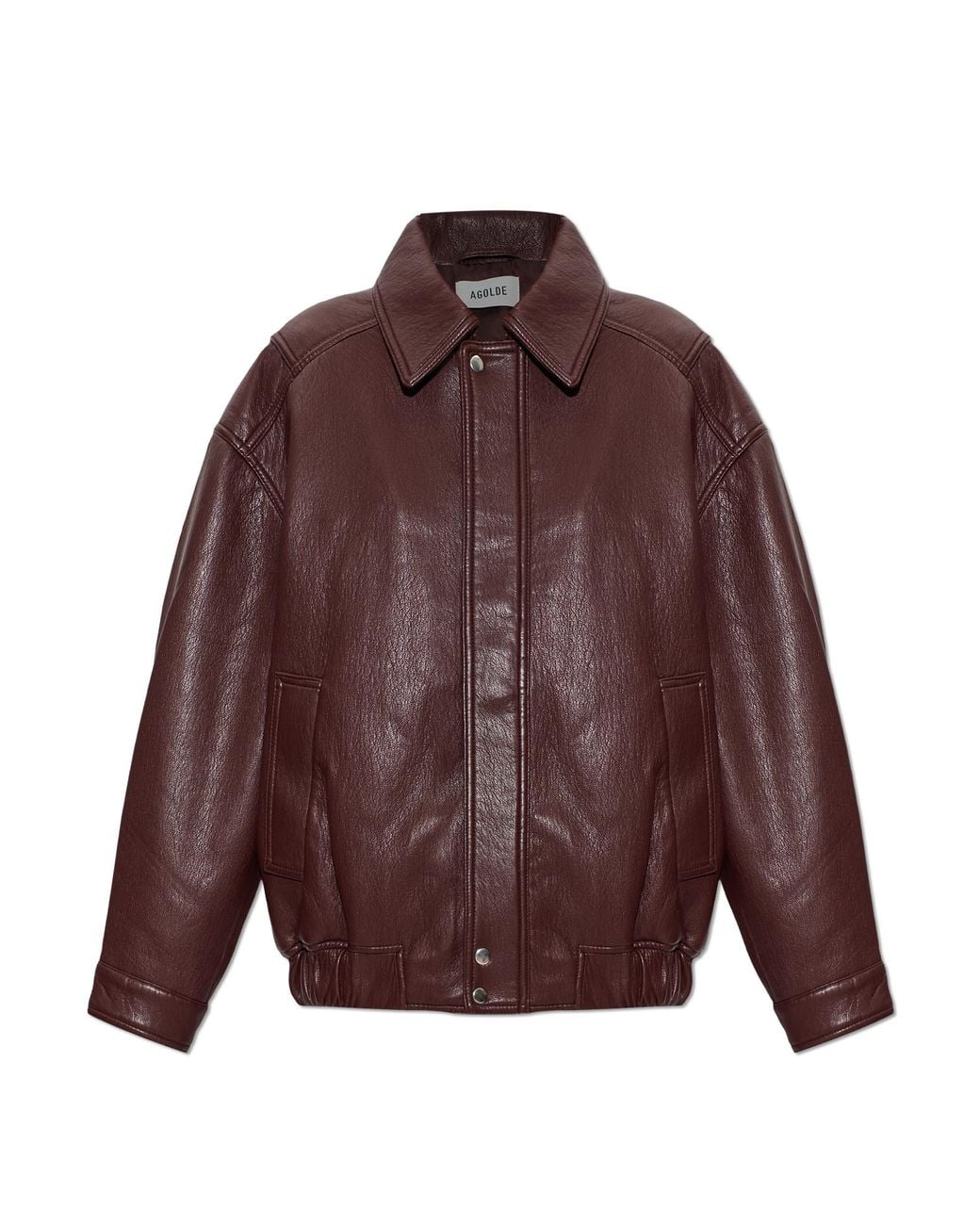 Agolde Purple 'Ona' Bomber Jacket