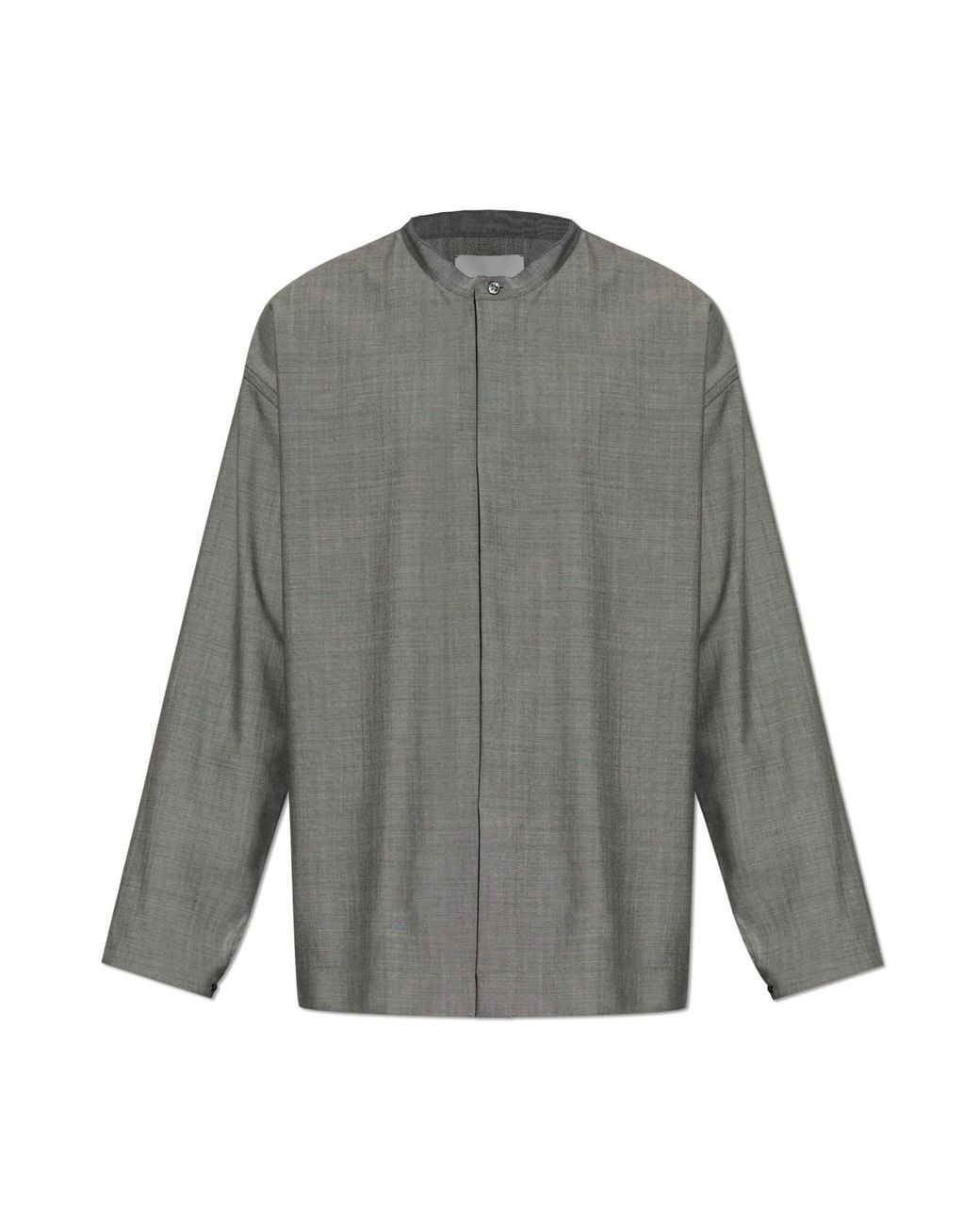 Studio Nicholson Gray Wool Shirt 'Karst' for men