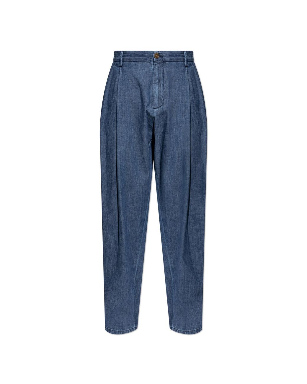 Dolce & Gabbana Blue Jeans With Pleats for men