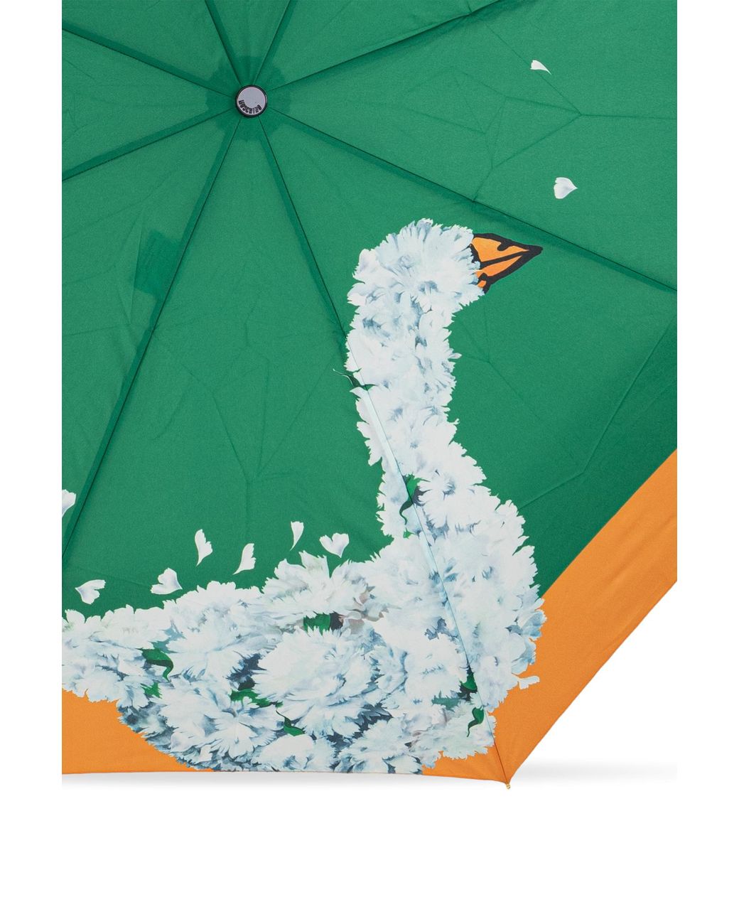 Moschino Green Folding Umbrella