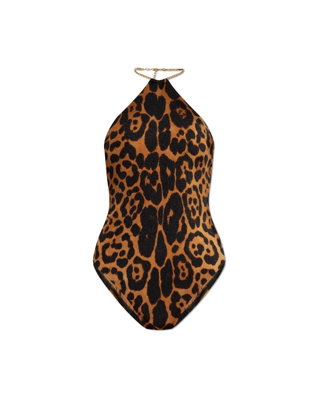 Tom Ford Brown One-Piece Swimsuit