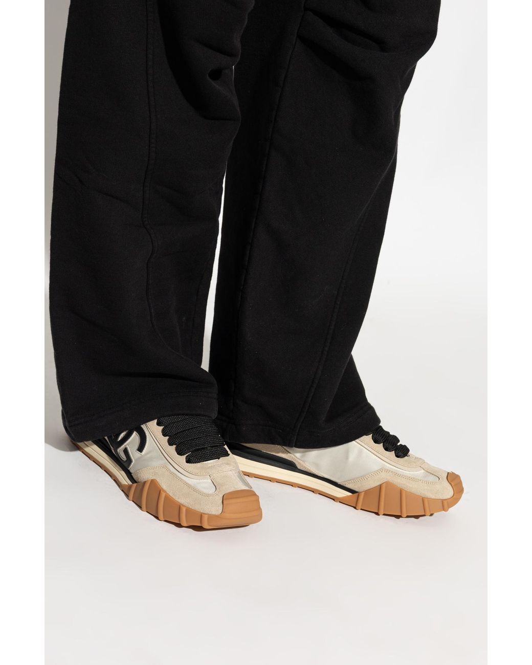 Dolce & Gabbana Natural Leather Moccasins for men