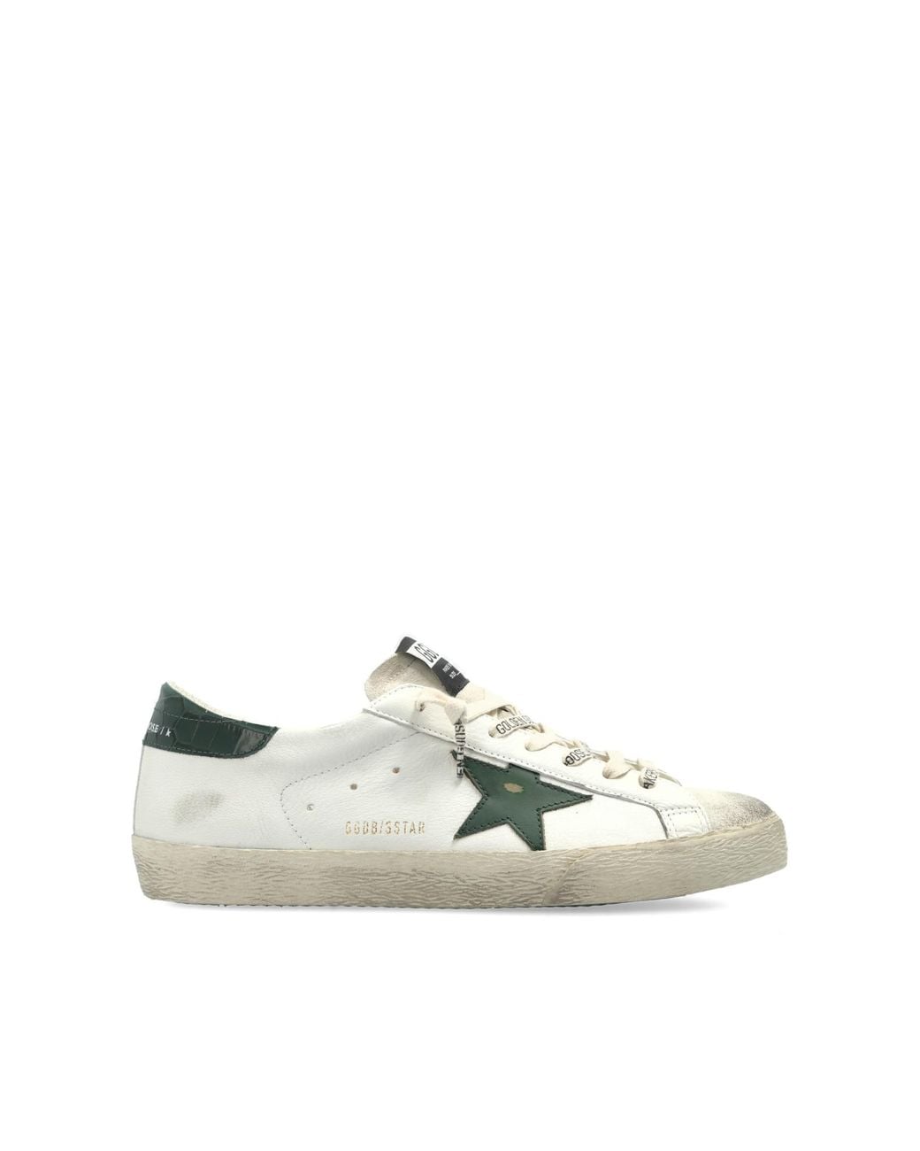 Golden Goose Deluxe Brand White 'Super-Star Classic With List' Sports Shoes for men